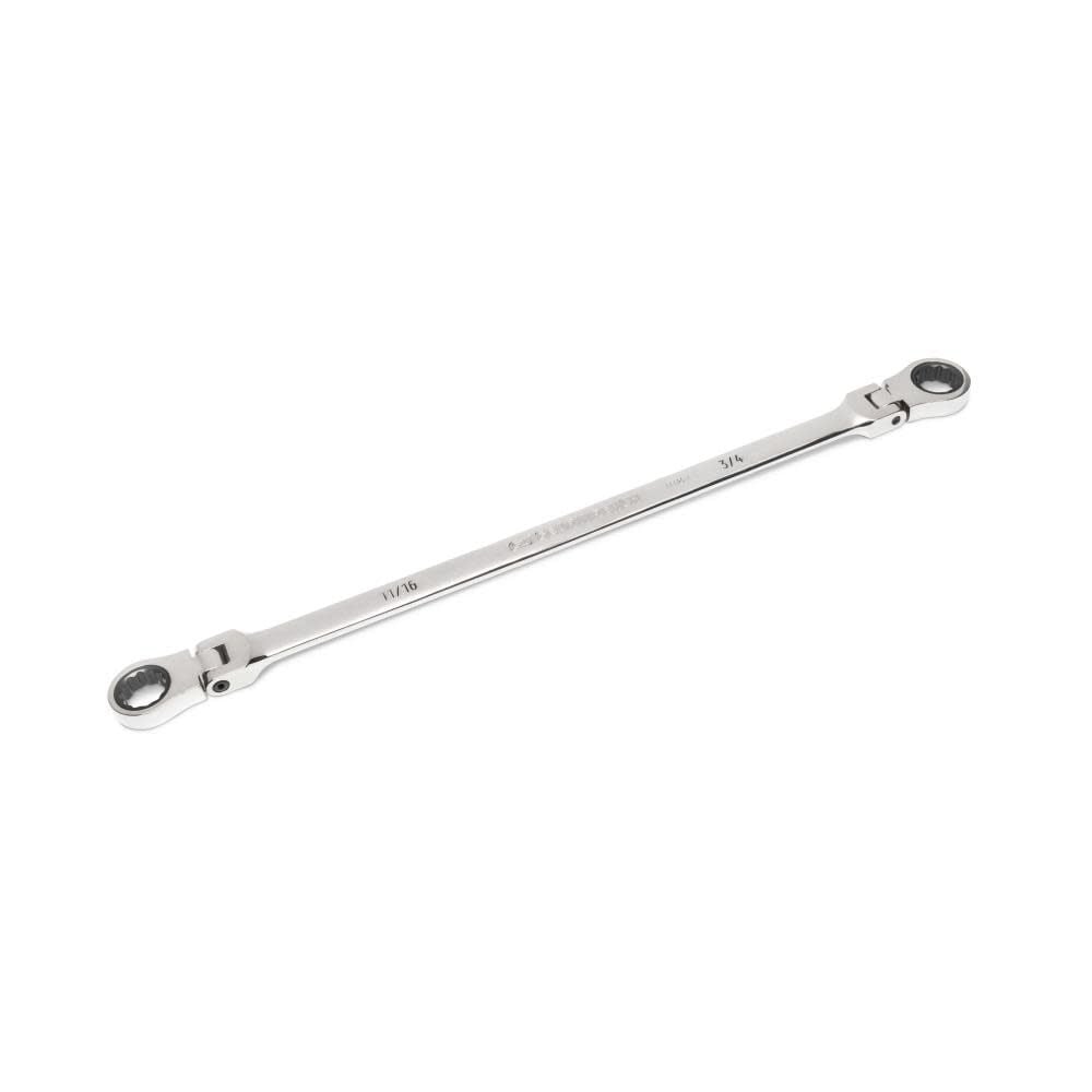 GEARWRENCH 90 Tooth 12 Point GearBox Double Flex Ratcheting Wrench 11/16x3/4, large image number 6