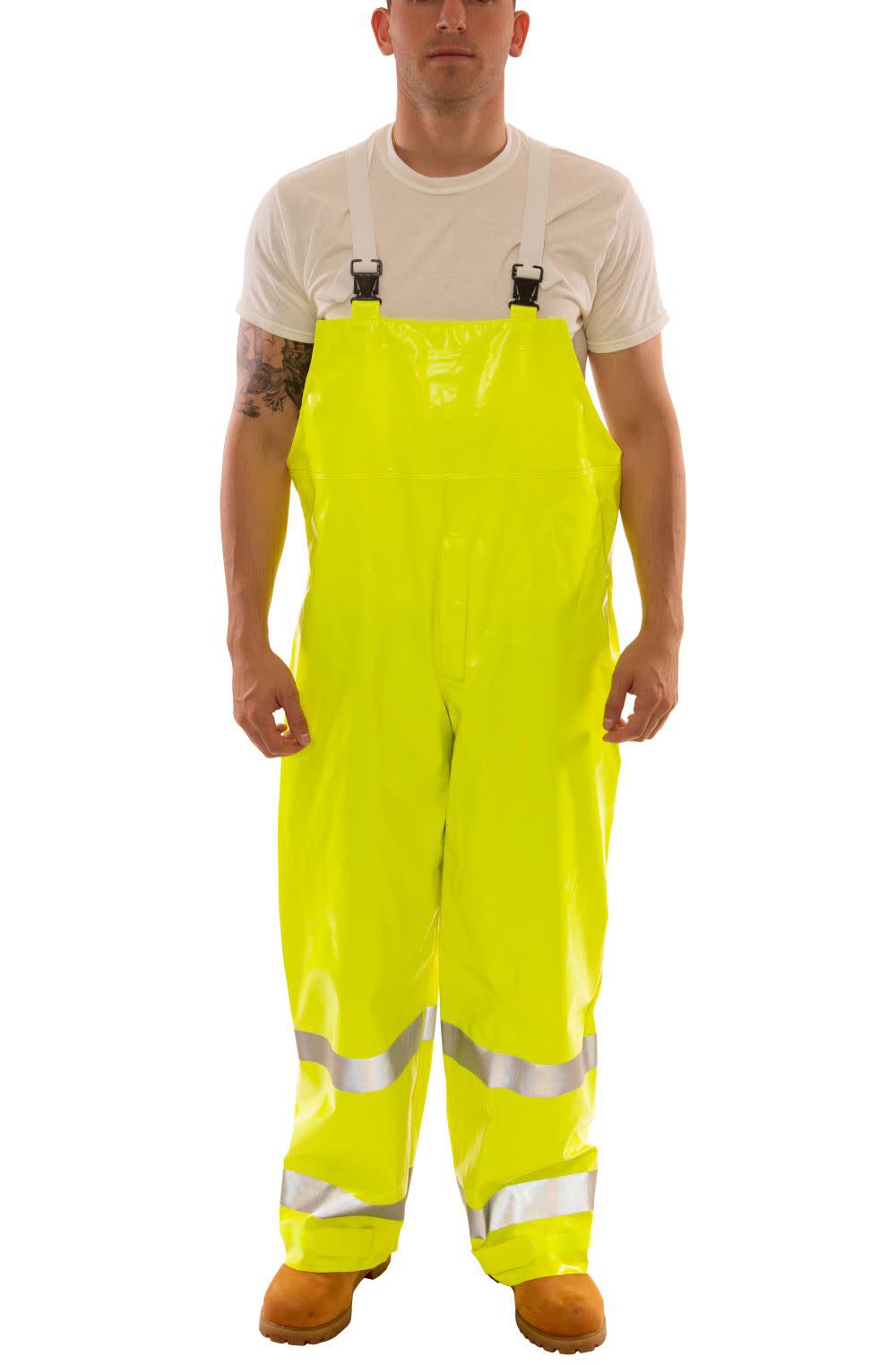 Tingley Comfort-Brite Overalls Hi-Vis Small, large image number 1