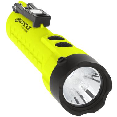 Nightstick Intrinsically Safe Dual-Light Flashlight with Dual Magnets