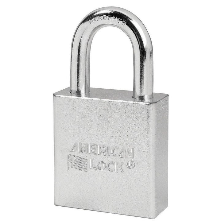 Master Lock 1-3/4 Inch Solid Steel Keyed Different Rekeyable 5-Pin Padlock