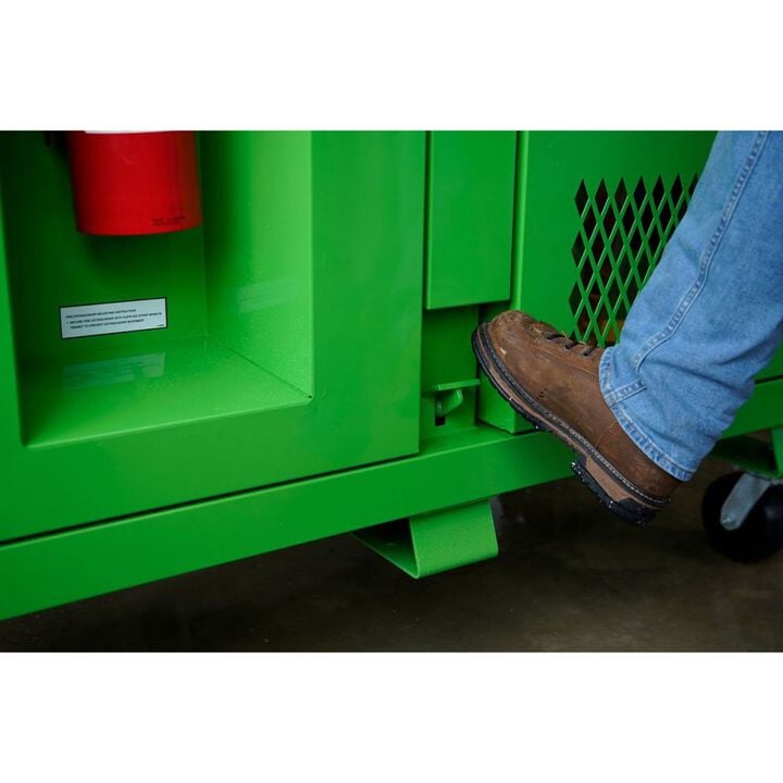 Knaack Model 139-SK-01 Safety Kage 59.4 Cu-Ft. Green Steel Cabinet, large image number 8