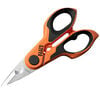 Klein Tools Compact Cable Stripping Electrician Scissors, 6-Inch, small image number 1