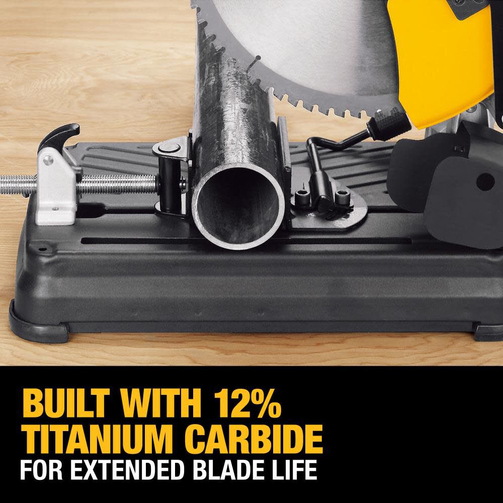 DEWALT 14in 66T Heavy Gauge Ferrous Metal Cutting Saw Blade 1in