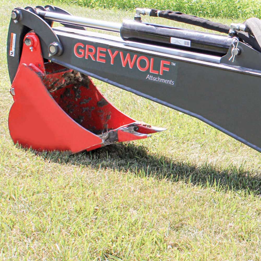 GreyWolf Attachments 12 Inch Skid Steer Backhoe Attachment, large image number 6
