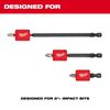 Milwaukee SHOCKWAVE Impact Duty Magnetic Attachment & PH2 Bit Set 3pc, small