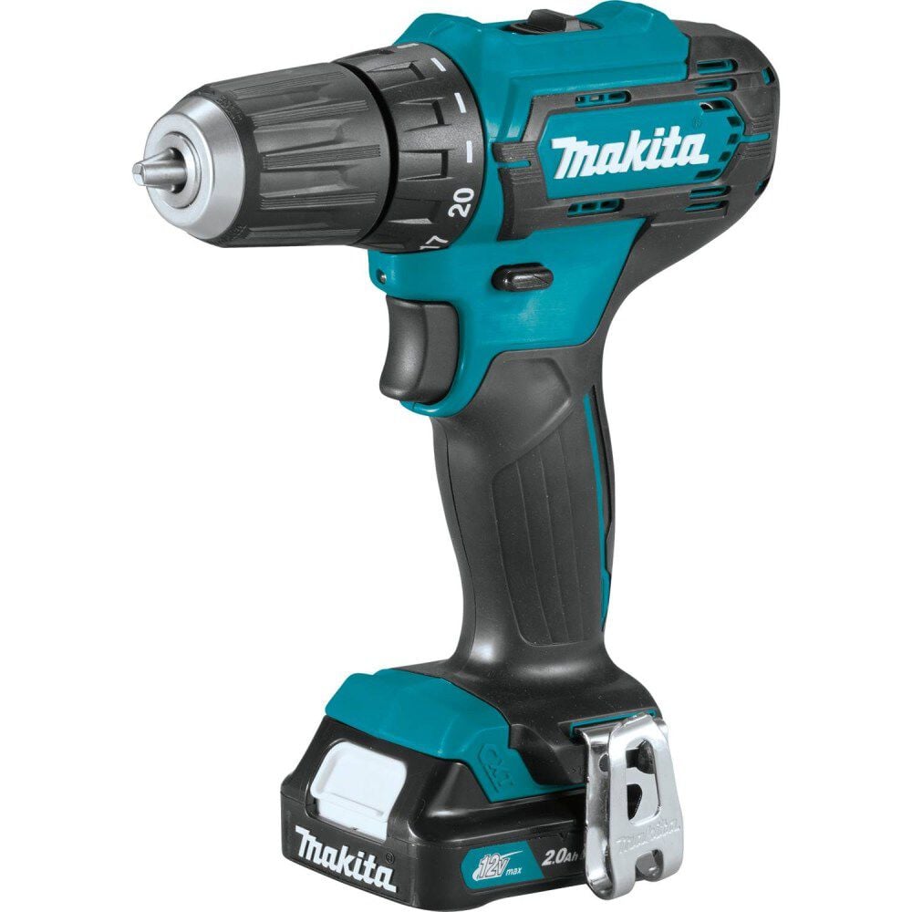Makita 12V max CXT Lithium-Ion Cordless 3/8 In. Driver-Drill Kit (2.0Ah), large image number 8