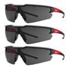 Milwaukee 3PK Safety Glasses - Tinted Anti-Scratch Lenses, small image number 1
