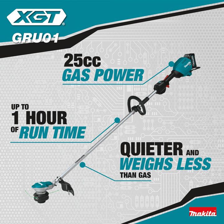 Makita Promotional 40V max XGT String Trimmer 15 Inch (Bare Tool), large image number 4