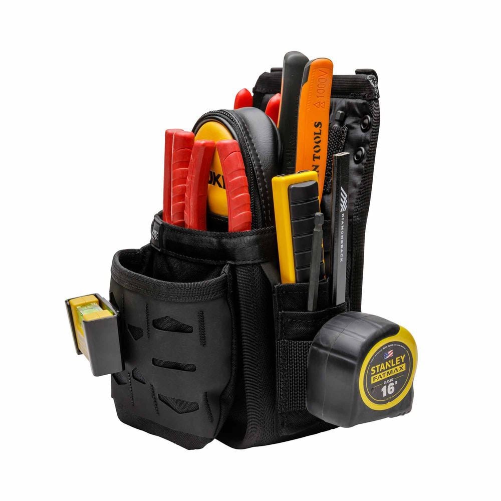 Diamondback Toolbelts Flux X Black Right Side Pouch with Hook & Loop Closure, large image number 10