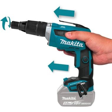 Makita 18V LXT Lithium-Ion Brushless Cordless 2500 RPM Screwdriver (Bare Tool), large image number 2