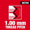 Milwaukee M6-1.00 mm 1-Inch Hex Threading Die, small image number 2