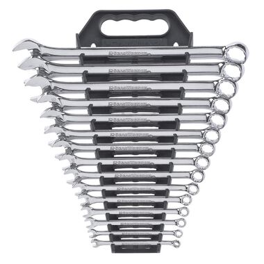 GEARWRENCH Combination Wrench Set 15 pc. 12 Point SAE Long Pattern, large image number 0