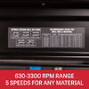 JET 6.2-Amp 5-Speed Bench Drill Press, small image number 5