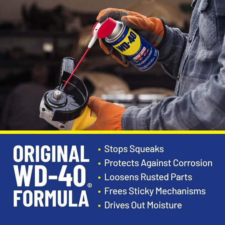 WD40 11 Oz Multi-Use Smart Straw Spray Lubricant Sprays 2 Ways, large image number 4