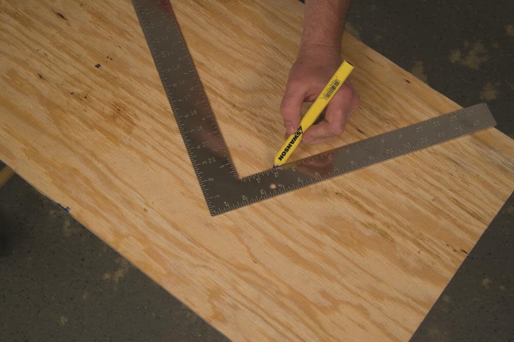 Swanson Tool 16 Inch x 24 Inch Steel Carpenter Square 1/8 Inch Thick - Heavy Duty, large image number 2