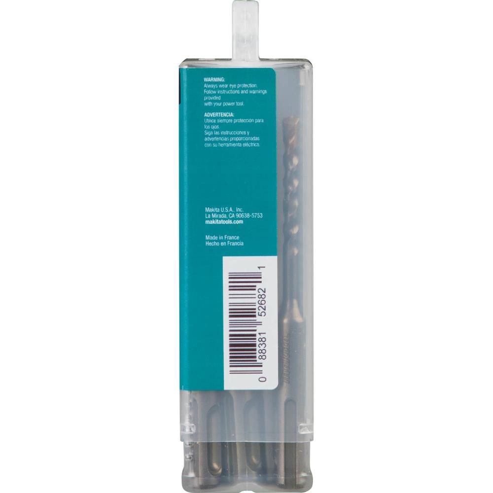 Makita 3/16in x 4in SDS-Plus Bit, 2-Cutter, 10pk, large image number 12