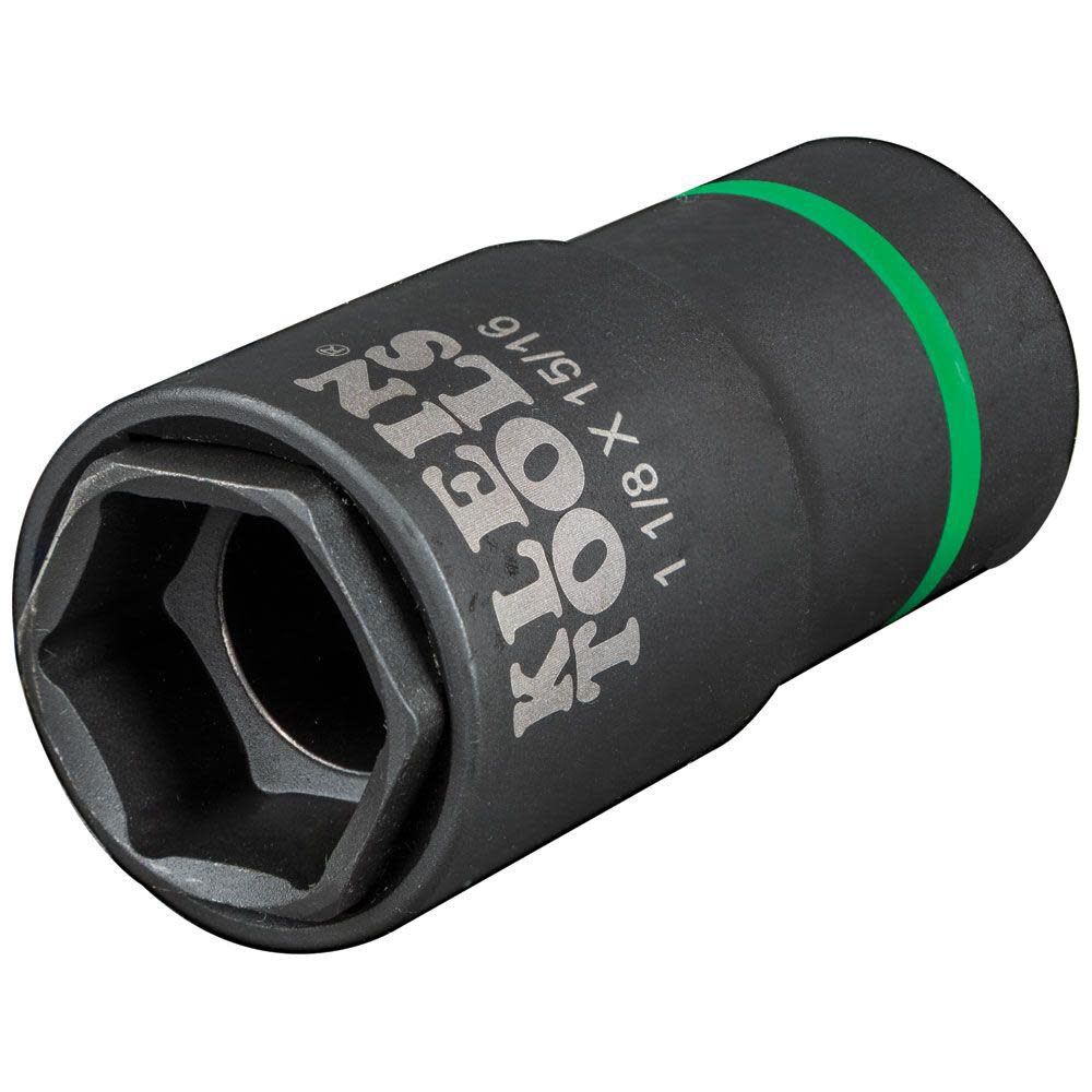 Klein Tools 2-in-1 Socket 1 1/8in X 15/16in 6 Pt, large image number 12