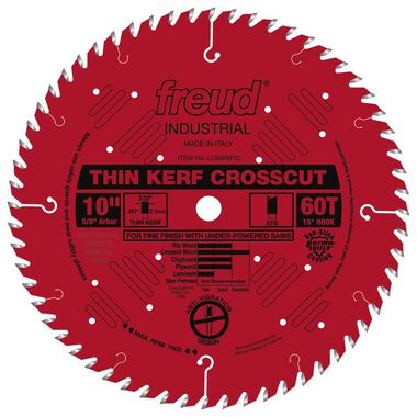 Freud 10in Thin Kerf Fine Finish Crosscut with Perma-SHIELD Coating, large image number 0