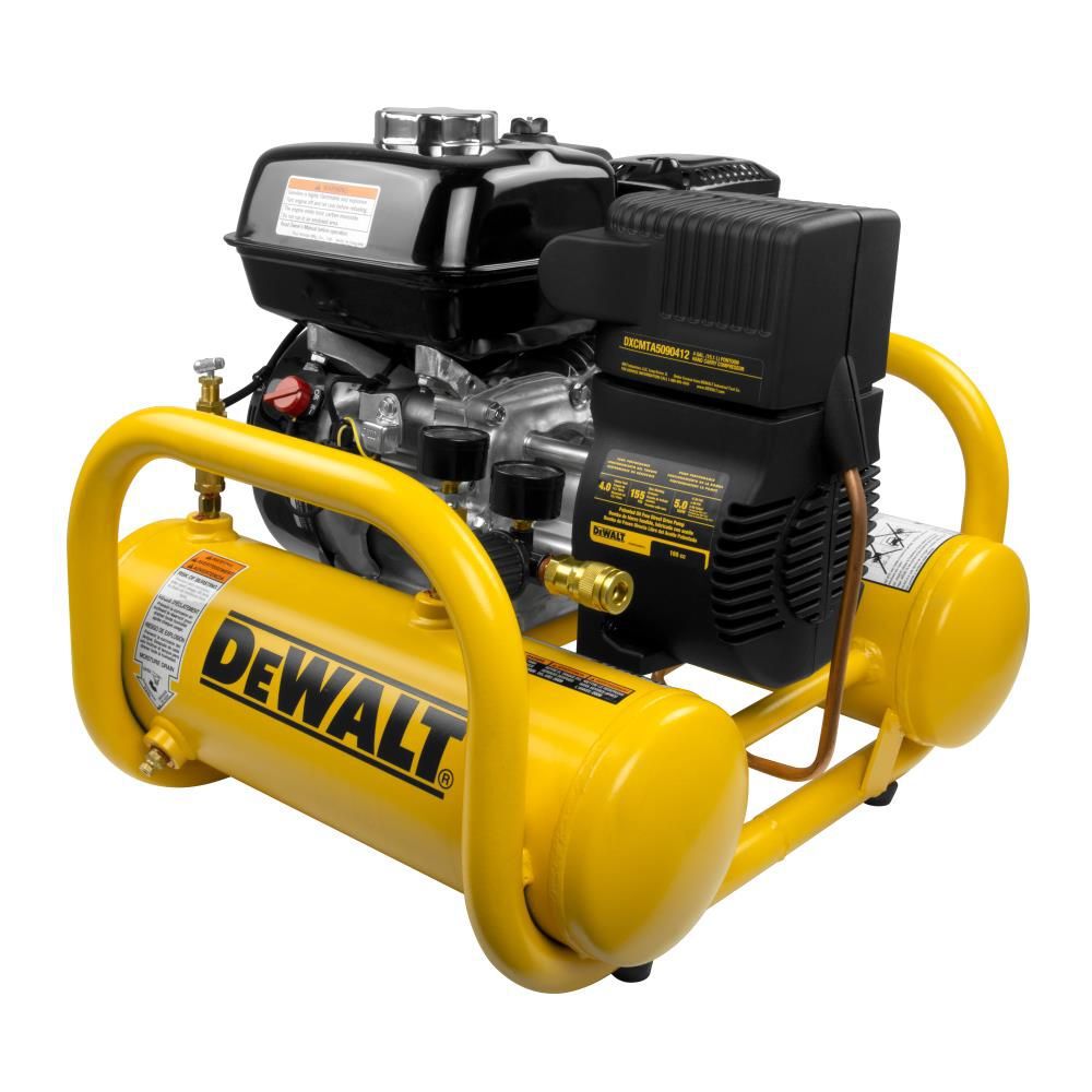 DEWALT 4 Gallon Air Compressor Portable Gas, large image number 2