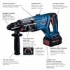 Bosch 18V SDS plus Bulldog 1 1/8 in Rotary Hammer Kit with 2 CORE18V 8Ah PROFACTOR Batteries Factory Reconditioned, small image number 2