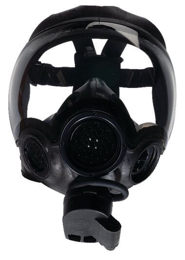 MSA Safety Works Millennium Riot Control Gas Mask Hycar Medium