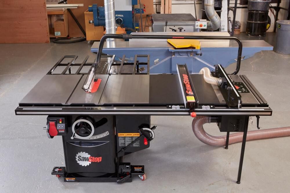 Sawstop 10 Inch 230V 5HP 3 Phase Cabinet Saw with 36 Inch T-Glide Rip Fence, large image number 6