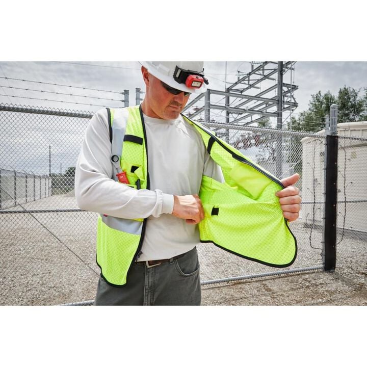 Milwaukee High Vis Safety Vest Class 2 Mesh AR/FR Cat 1, large image number 6