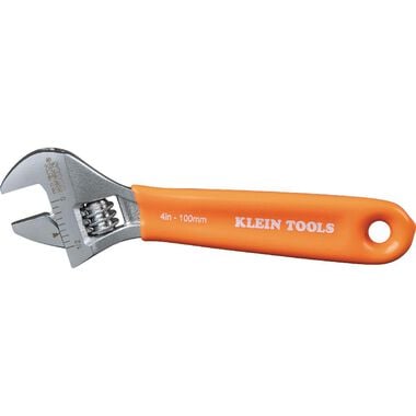 Klein Tools 4 Inch Extra-Capacity Adjustable Wrench