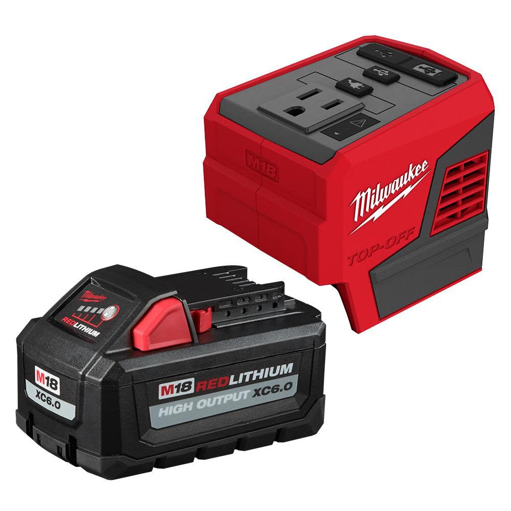 Milwaukee top hot sale off power supply