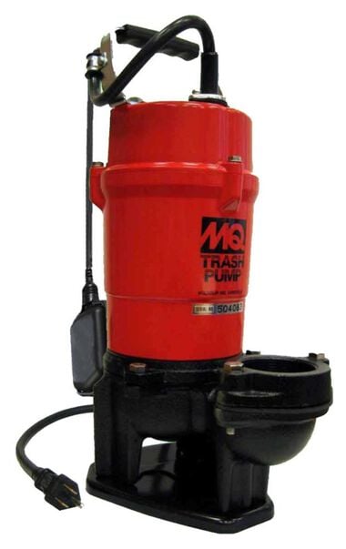 Multiquip 1 HP Submersible Trash Pump with Float