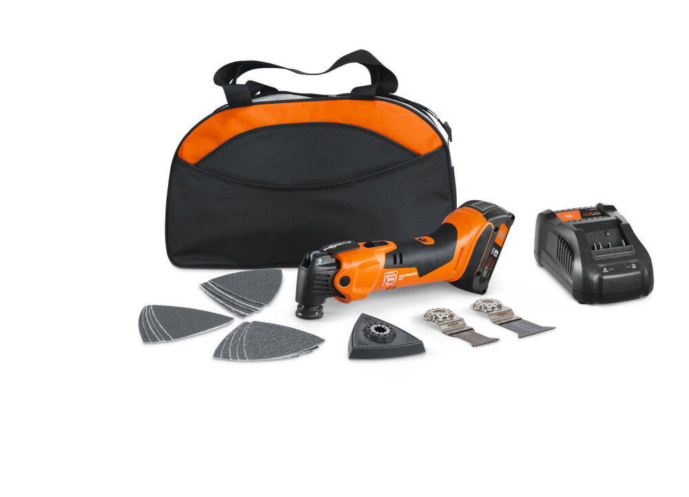 Fein Promotional Ampshare Multimaster Multi-Tool 500 Plus 2Ah 18V with Bag 22pc, large image number 1