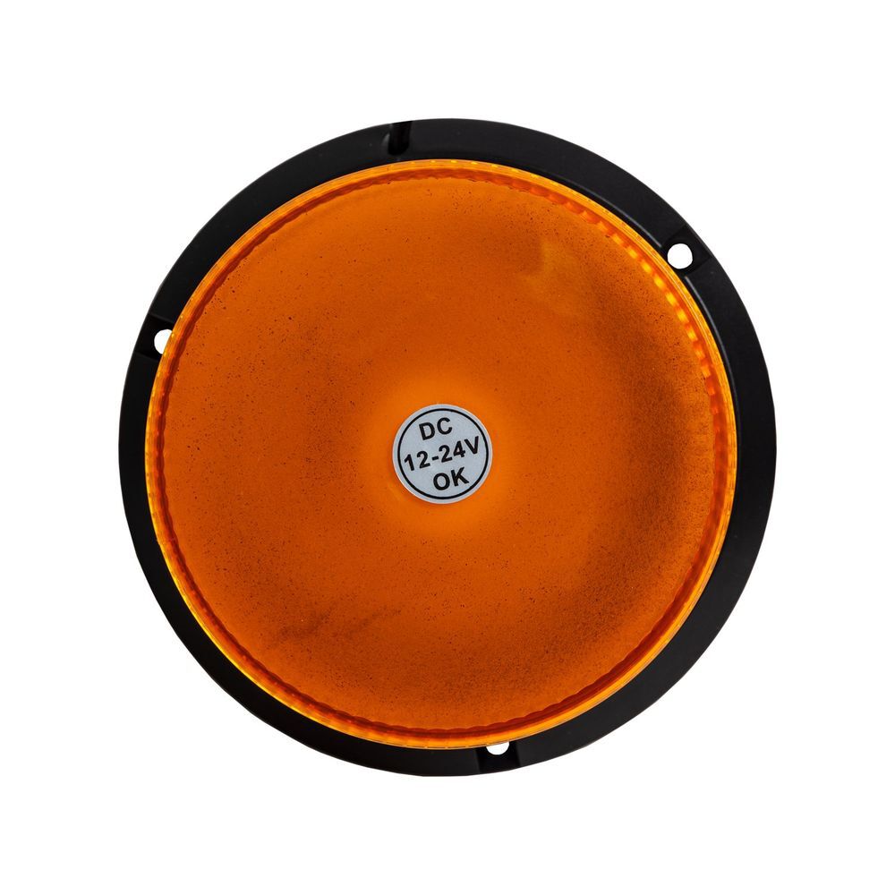 Buyers Products Company 6-1/2 Inch x 5 Inch LED Beacon Light Amber, large image number 2