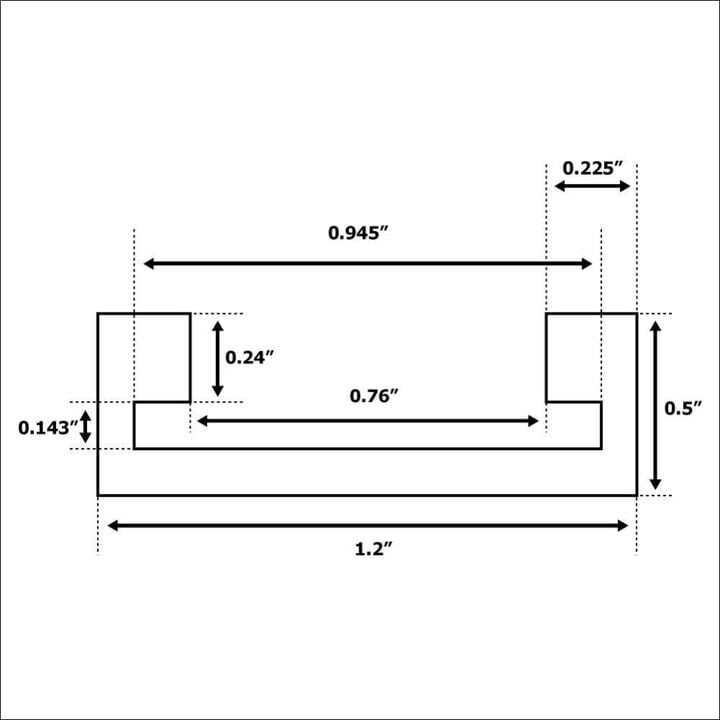 Big Horn 36 Inch Aluminum Miter T-Track For Miter Gauge, large image number 2