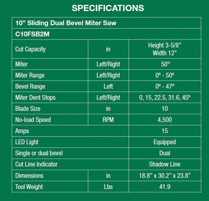 Metabo HPT 10 Inch Sliding Dual Bevel Miter Saw, large image number 2