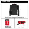 Milwaukee Heated Merino Wool Crew Neck Baselayer, small image number 3