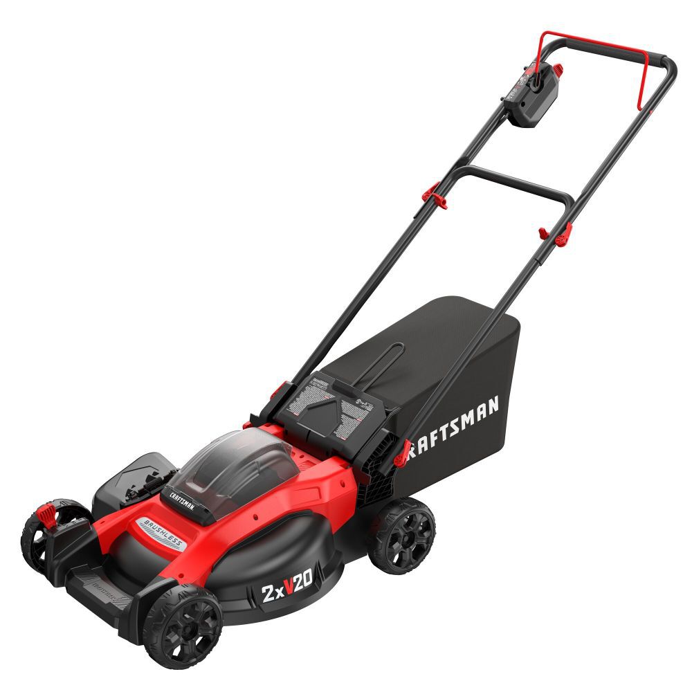 CRAFTSMAN V20 2x20V 20 Inch Brushless Cordless Push Mower CMCMW220P2 Acme Tools