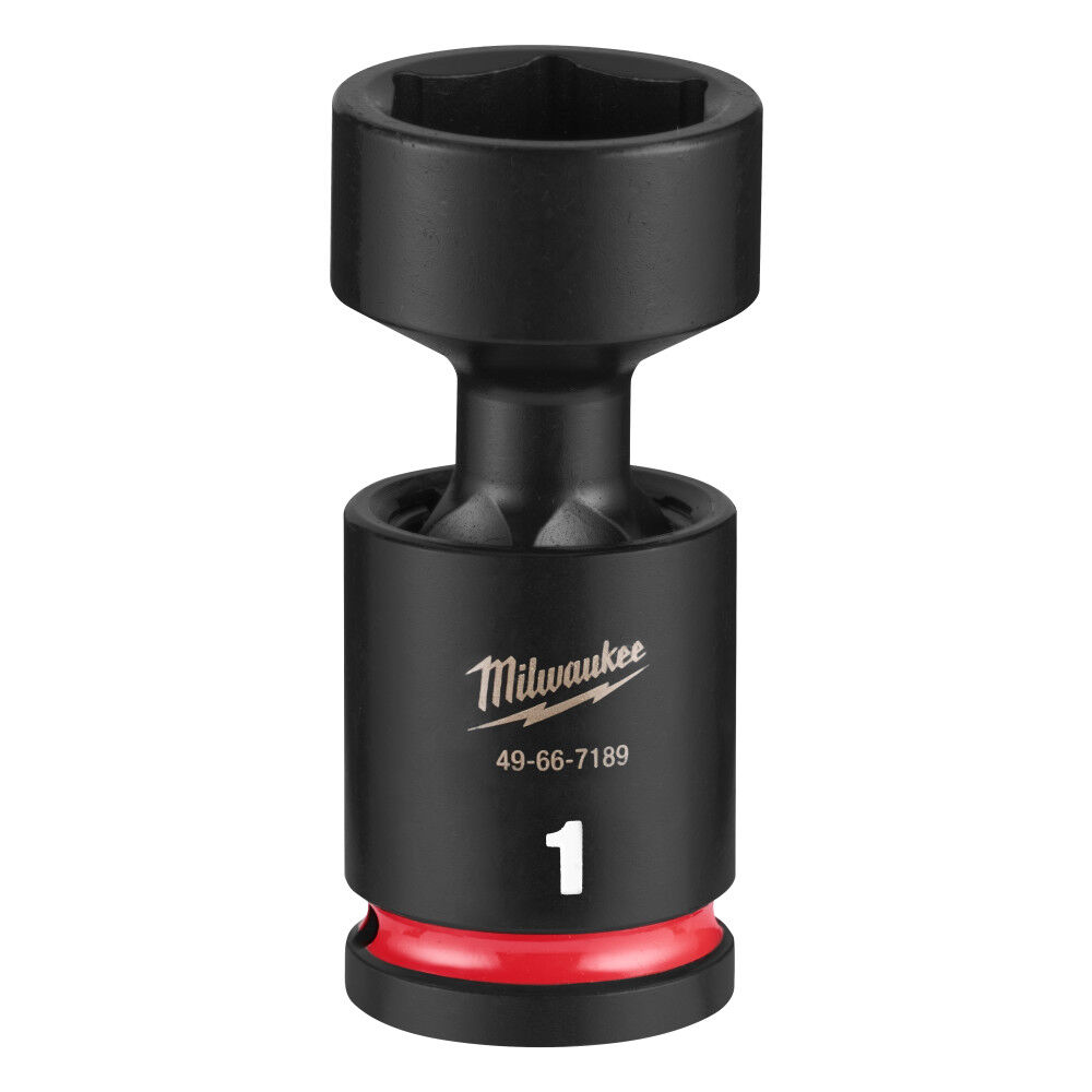Milwaukee SHOCKWAVE Impact Duty 1/2 Inch Drive 1 Inch Standard Swivel Socket - 49-66-7189
