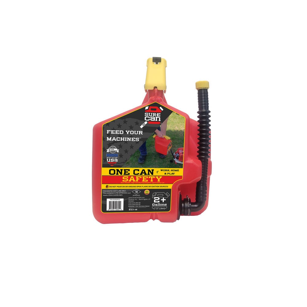 Surecan 2+ Gal Safety Red Gas Can Type II, large image number 3
