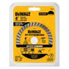 DEWALT XP 7 Inch Turbo Rim Diamond Blade for Fast Cutting in Concrete, Brick, Block, and Tile, small image number 3