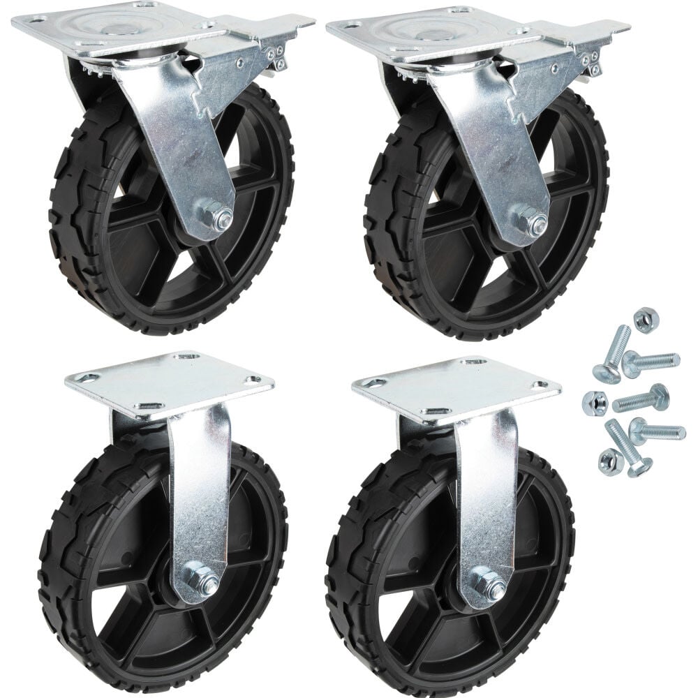 Klein Tools MODbox Utility Cart 8 Inch Wheel, 4 Pieces, large image number 1