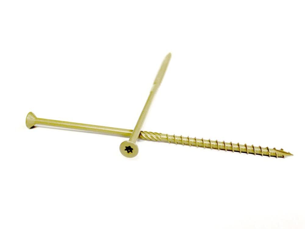 Woodpro (1000) #12 x 6-3/8 In. All Purpose Wood Screws, large image number 1