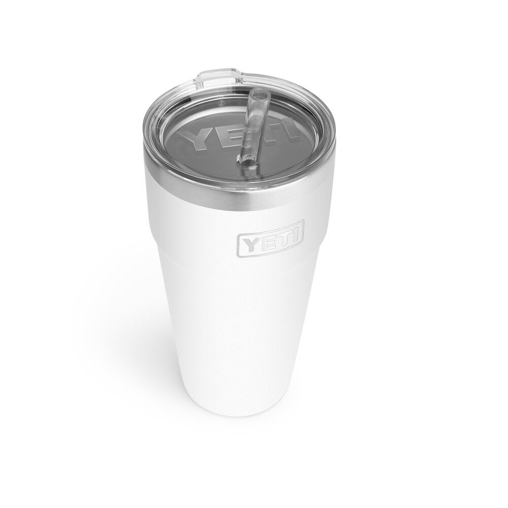 YETI Rambler 26 oz. Stainless Steel Vacuum Insulated Stackable Cup w/ Straw  Lid