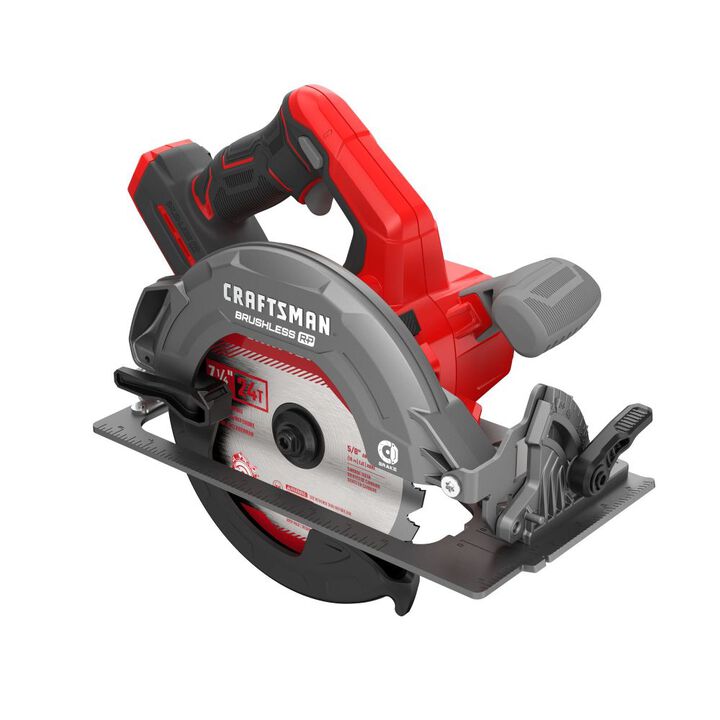 CRAFTSMAN Promotional V20 BRUSHLESS RP 7-1/4 Inch Circular Saw (Bare Tool), large image number 6