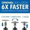Dremel 5-pc. 1-1/4 In. 120 Grit EZ Lock Sanding Discs, small image number 4