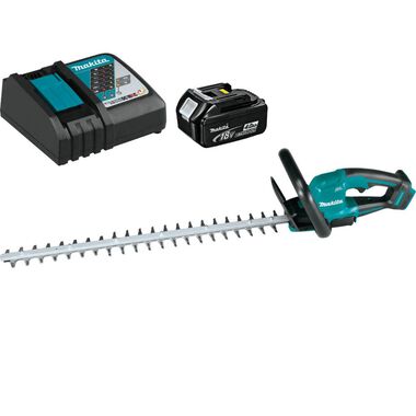 Makita 18V LXT 24" Hedge Trimmer Lithium-Ion Brushless Cordless 4Ah Kit XHU09M1 from - Acme Tools