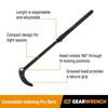GEARWRENCH 48 Inch Extendable Indexing Pry Bar, small image number 5