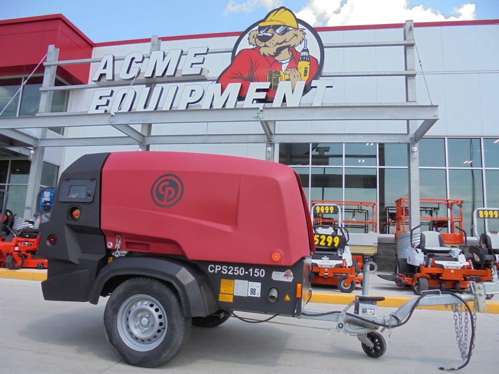 Chicago Pneumatic CPS250-150 150 PSI Kubota Diesel Towable Air Compressor - Used 2022, large image number 17