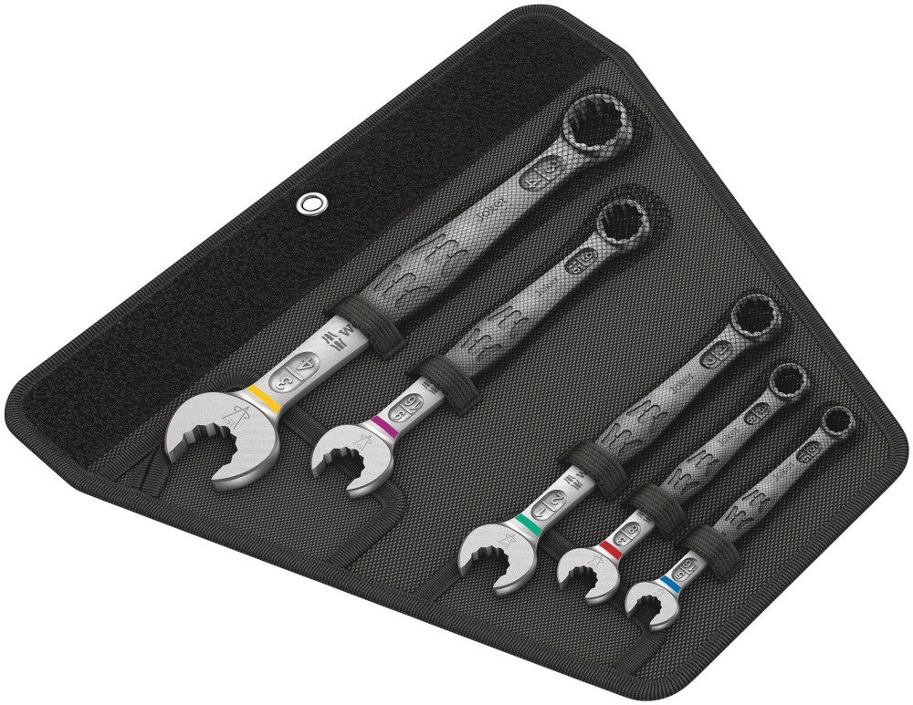 Wera Tools 6003 Joker 5 Imperial 1 Combination Wrench Set 5pc, large image number 1