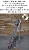 Safety Speed Mfg 64 Inch 120V 3HP Portable Vertical Panel Saw, small image number 2