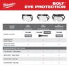 Milwaukee BOLT Gasketed Eye Visor - Clear Dual Coat Lens for BOLT Safety Helmets & BOLT Hard Hats, small image number 5